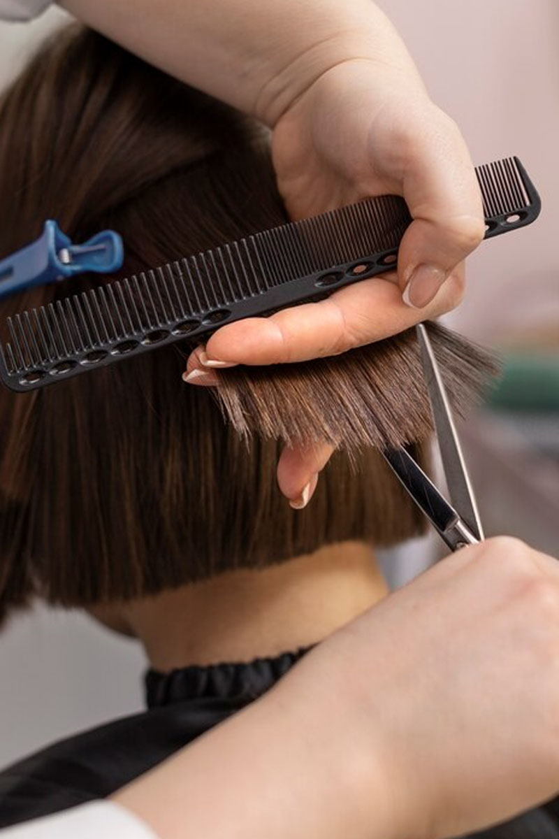 corte de cabello unisex hombres